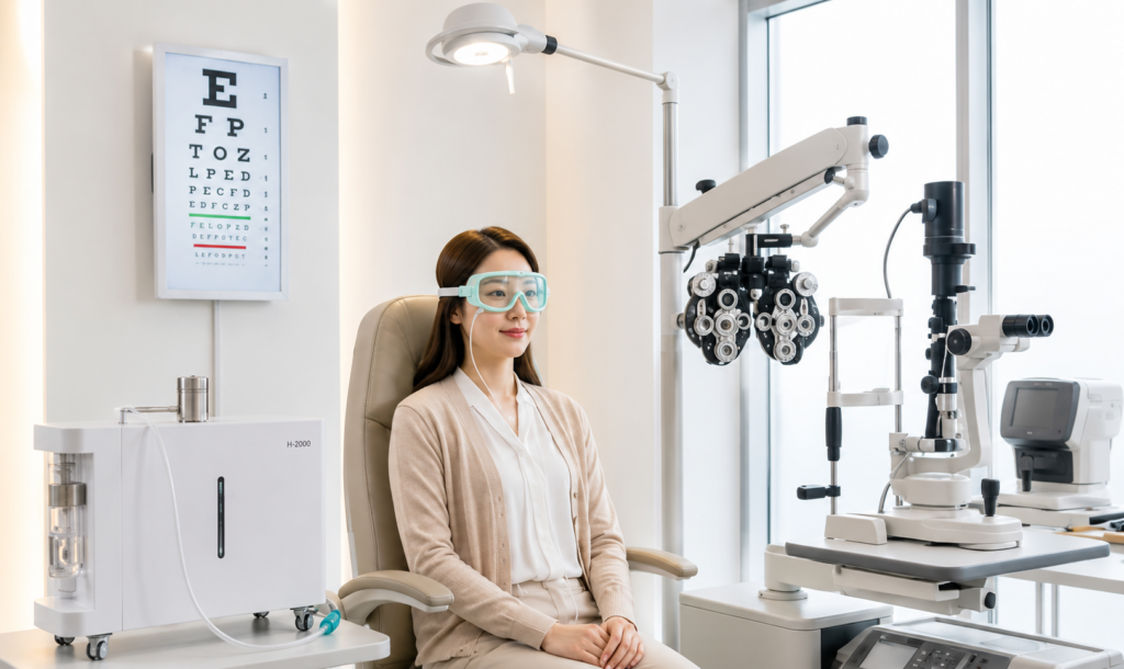 Hydrogen EyeCare Goggles – Antyoksydacyjna Terapia Wodorowa dla Twoich Oczu